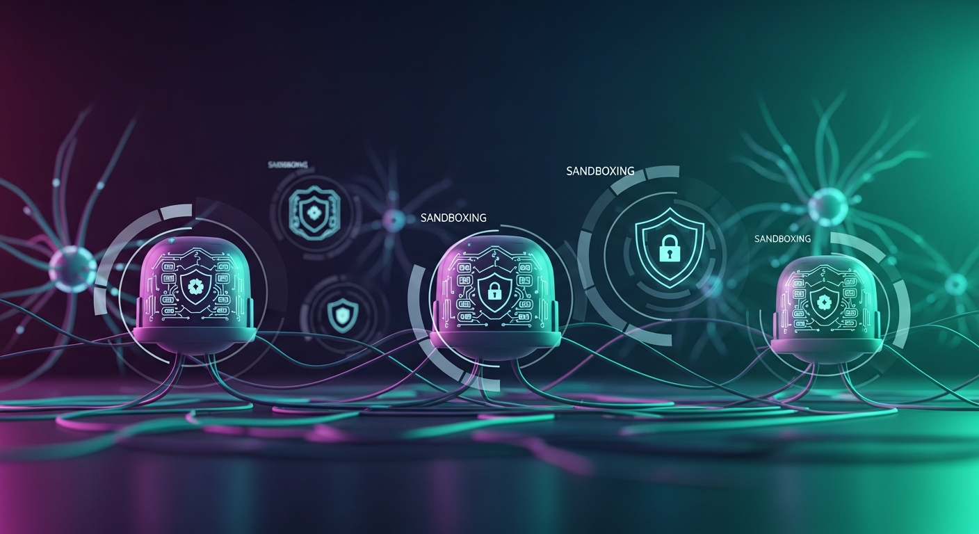 AI Agent Sandboxing in Kubernetes — enterprise security architecture with namespace isolation and network policies