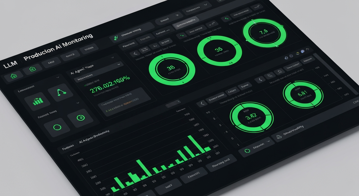 LangFuse observability dashboard showing AI agent traces, spans, and quality scores